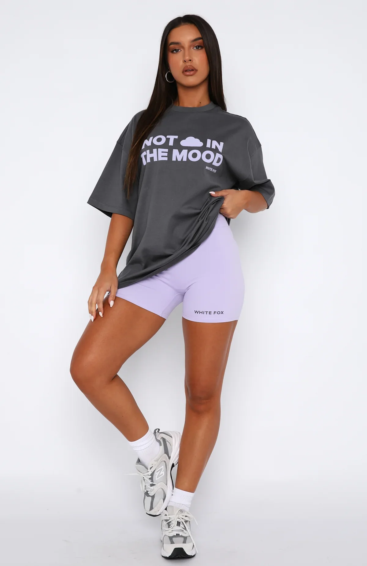 Just To Be Popular Bike Shorts Lilac - luluinthesky