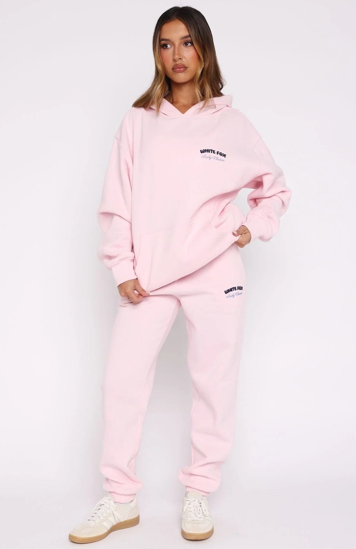 Lucky Thirteen Cheyenne Sweatpants Soft Pink - luluinthesky