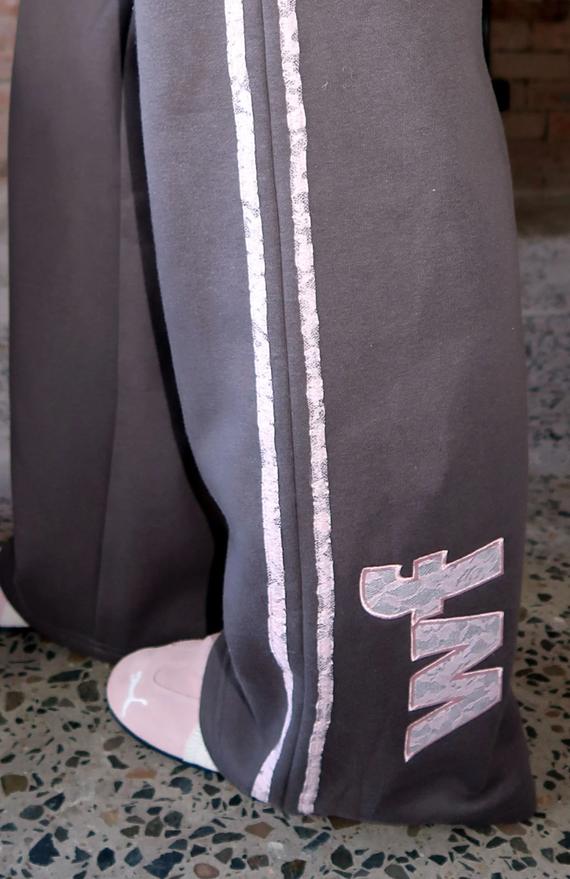 Gave You Everything Wide Leg Sweatpants Volcanic - luluinthesky