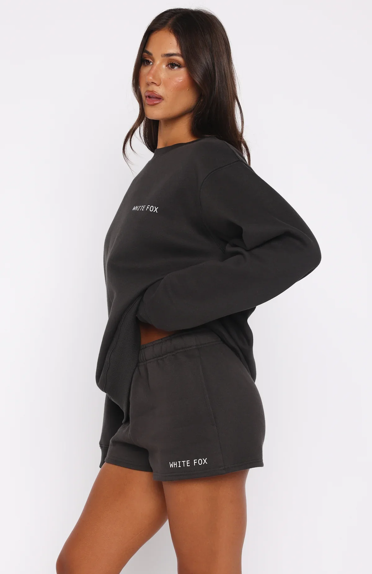 Forever Is Ours Oversized Sweater Charcoal - luluinthesky