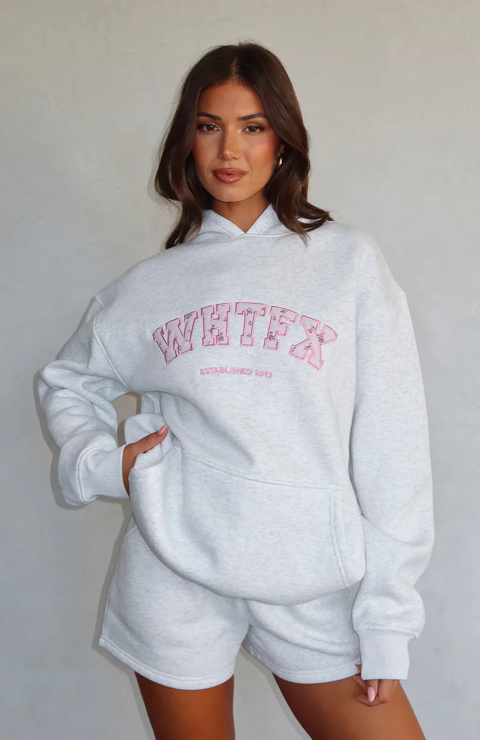 Sweet Sweet Moments Oversized Hoodie Grey Marle - luluinthesky