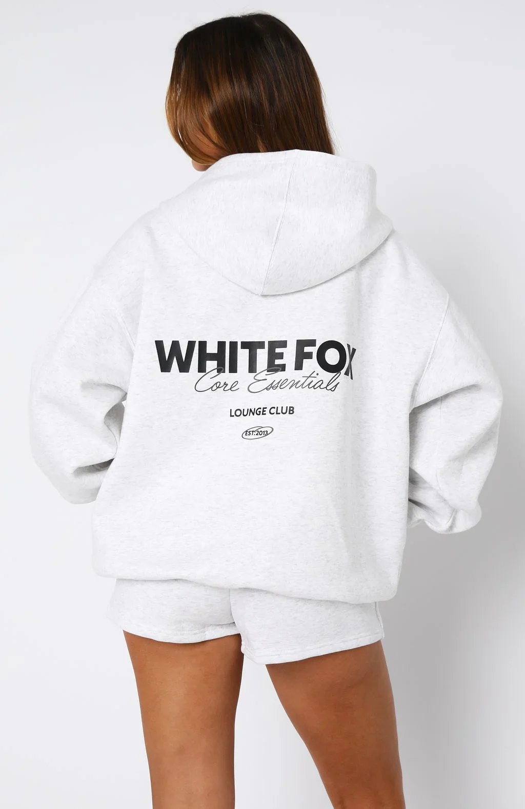 Core Essentials Zip Hoodie Grey Marle - luluinthesky