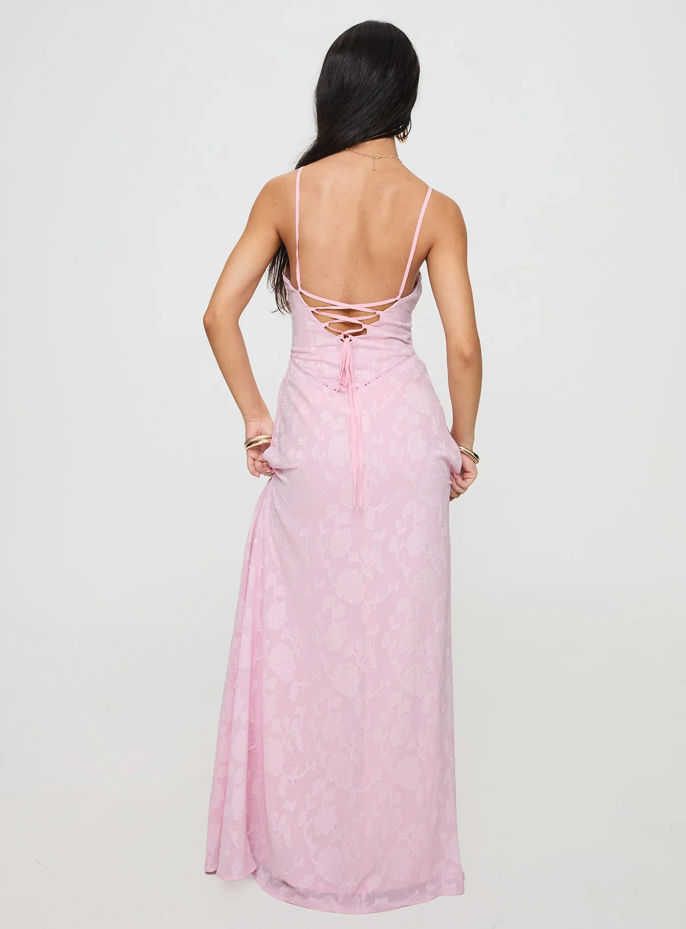 South Of France Maxi Dress Pink - luluinthesky