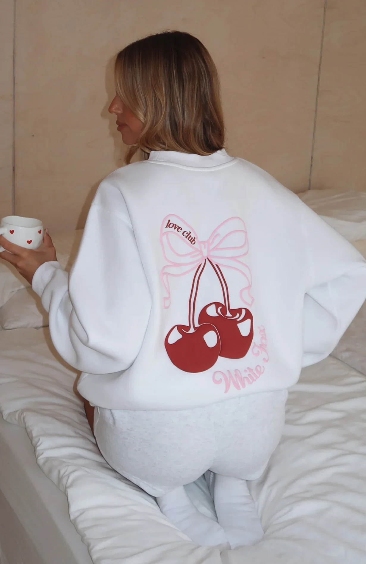 Fell So Hard Oversized Sweater White - luluinthesky