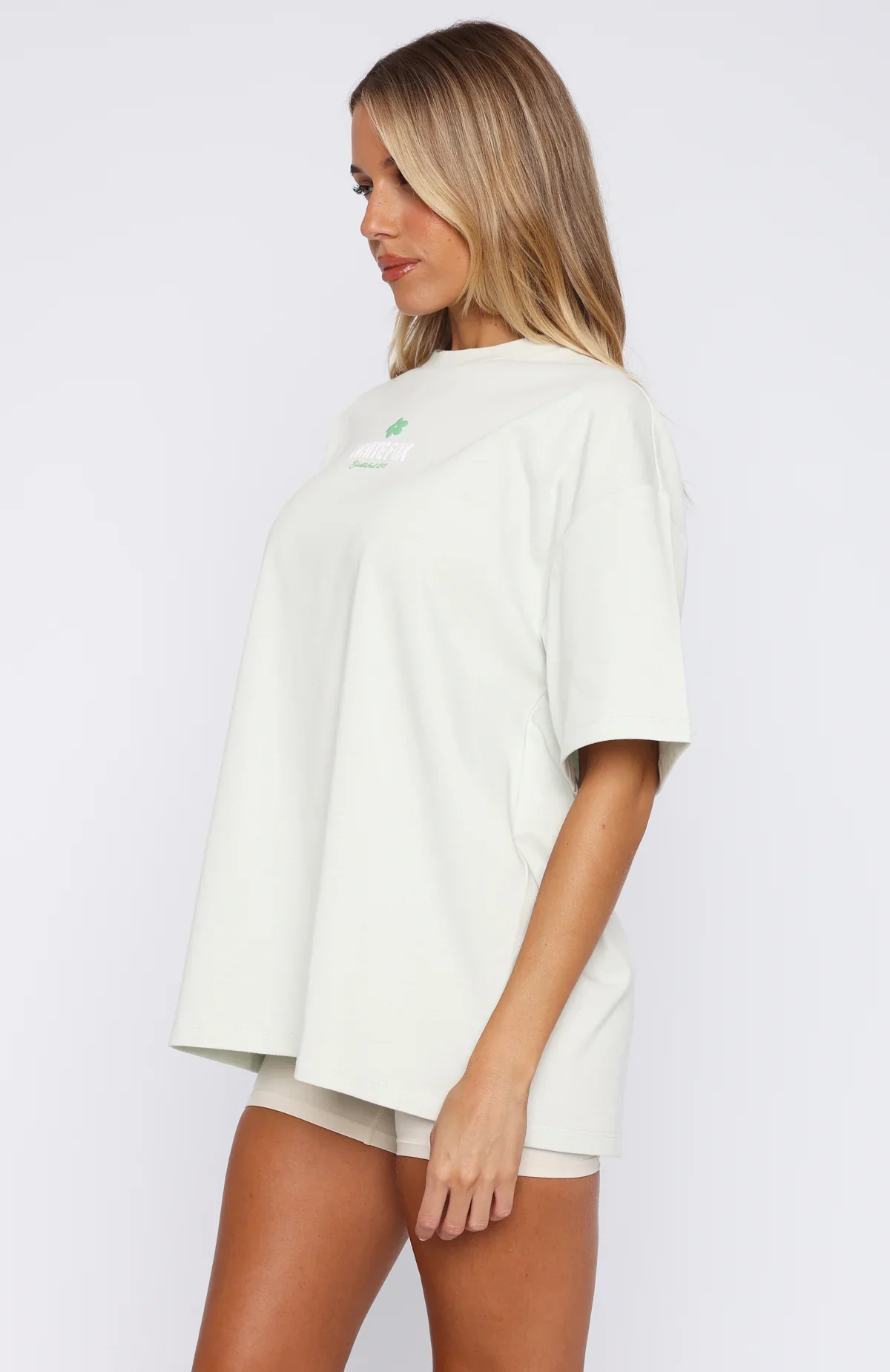 Tropic Time Oversized Tee Sage - luluinthesky