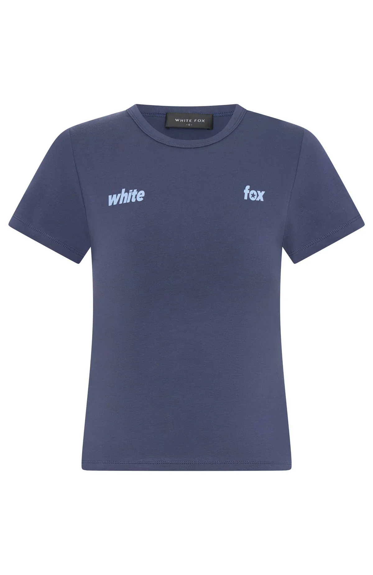 From The Archives Gigi Baby Tee Navy - luluinthesky