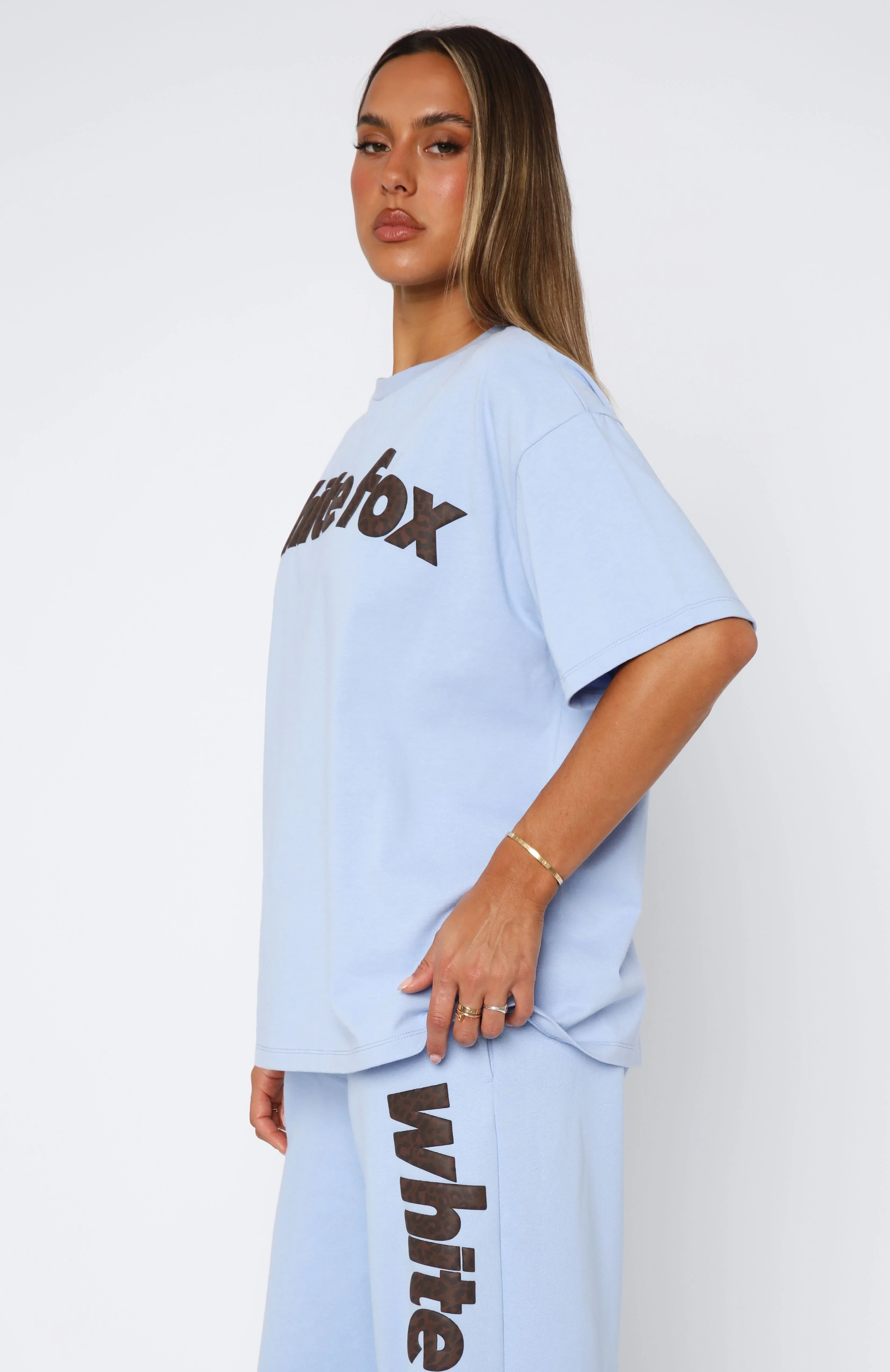 From The Archives Allora Oversized Tee Blue - luluinthesky
