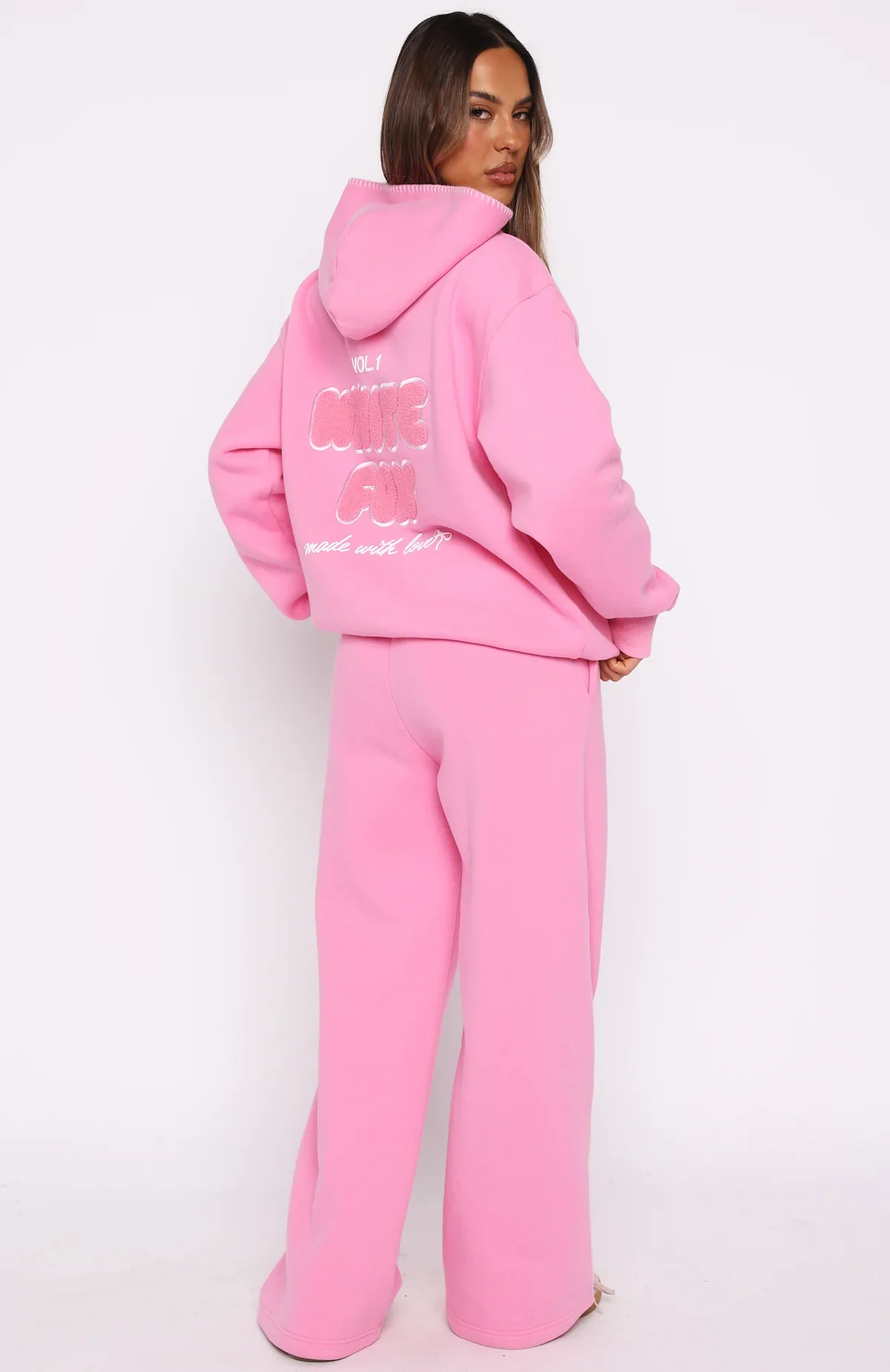 Vol. 1 Wide Leg Sweatpants Bubblegum - luluinthesky