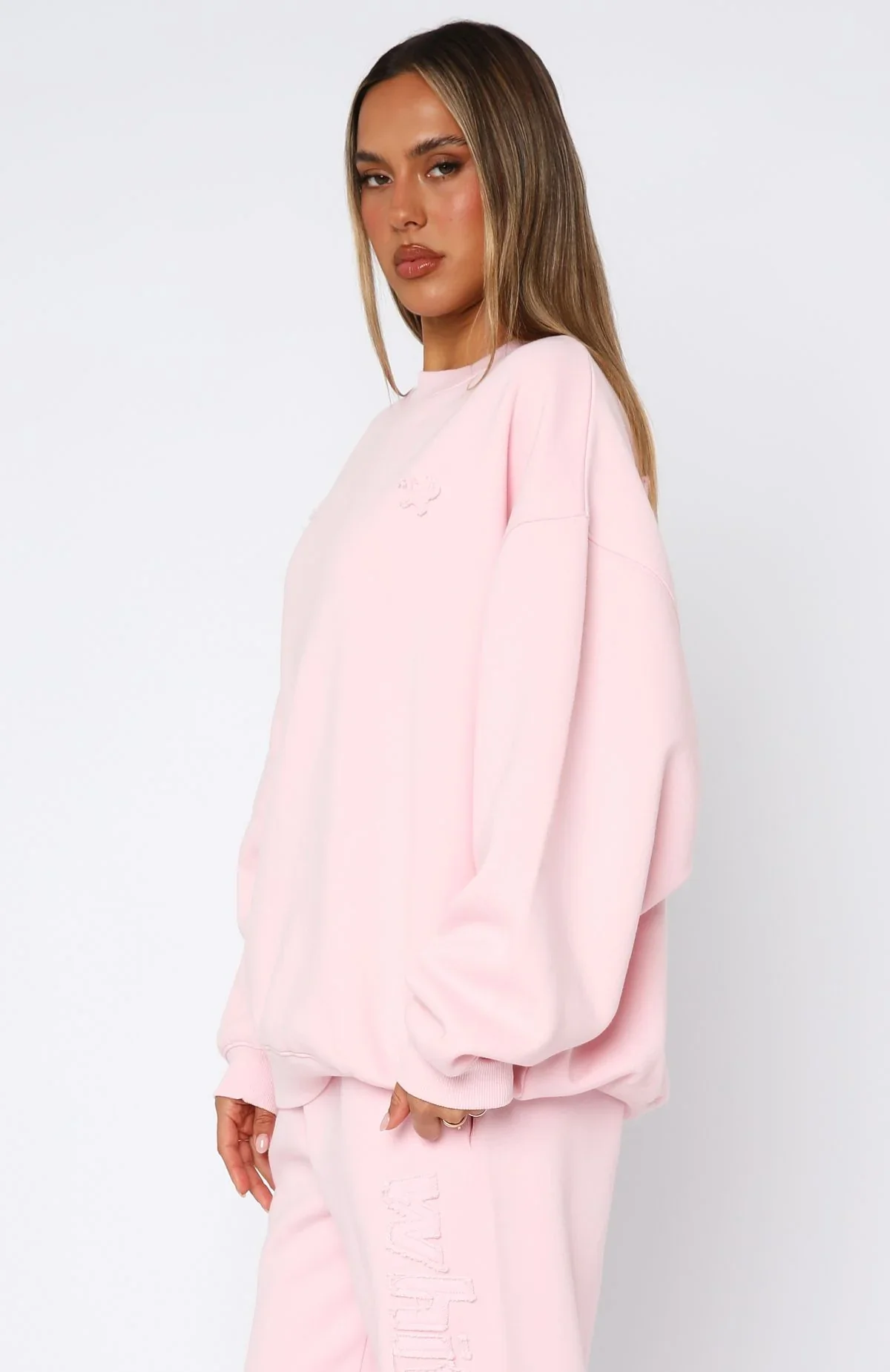 From The Archives Lexi Oversized Sweater Pink - luluinthesky