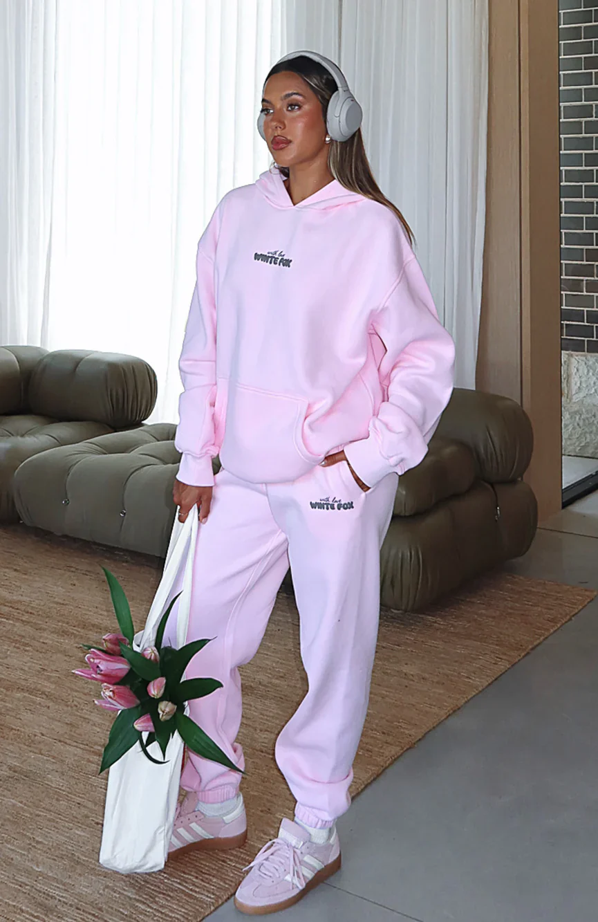With Love In The Moment Sweatpants Pink - luluinthesky