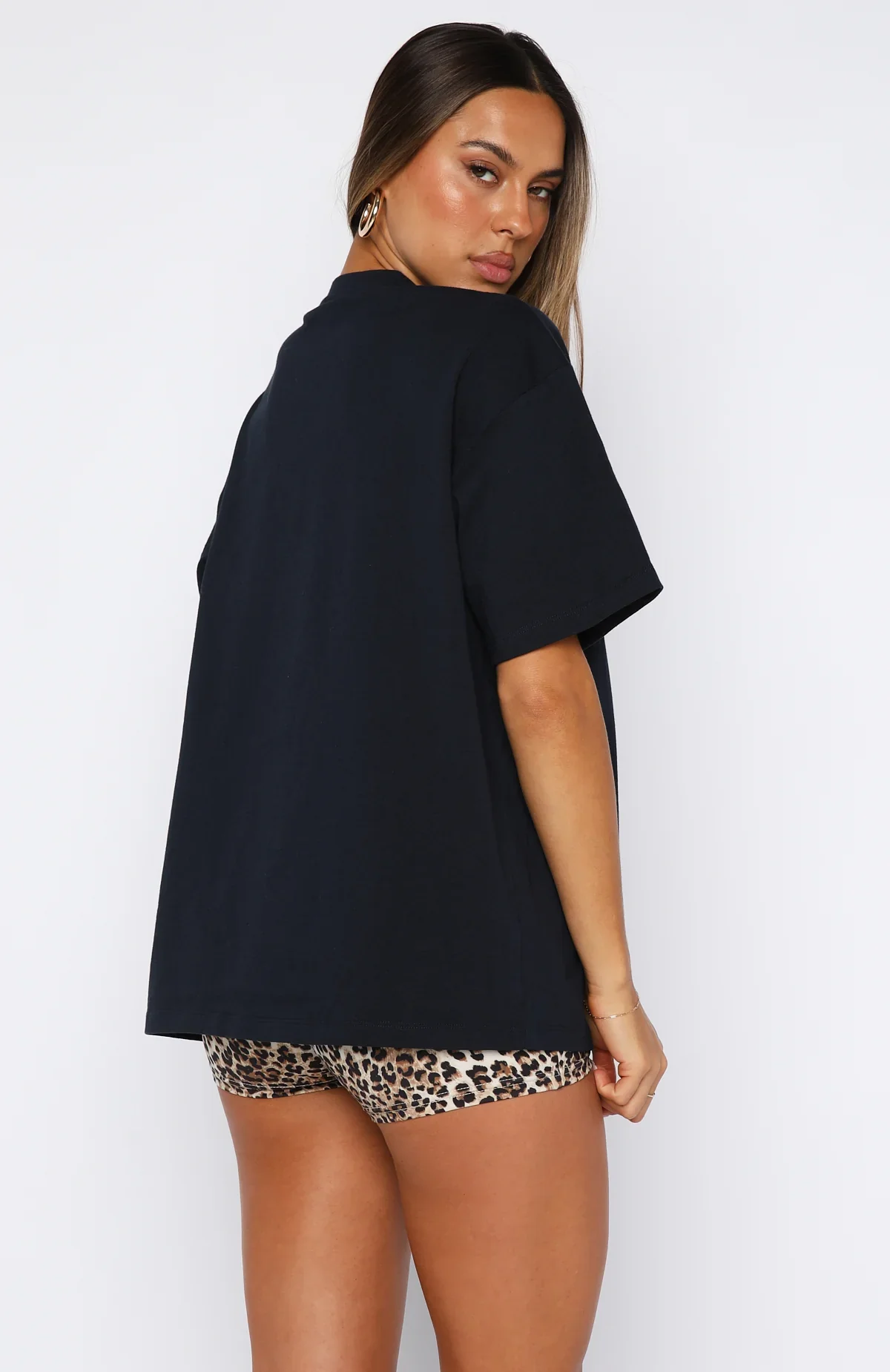 11th Street Concrete Jungle Oversized Tee Blueberry Twist - luluinthesky