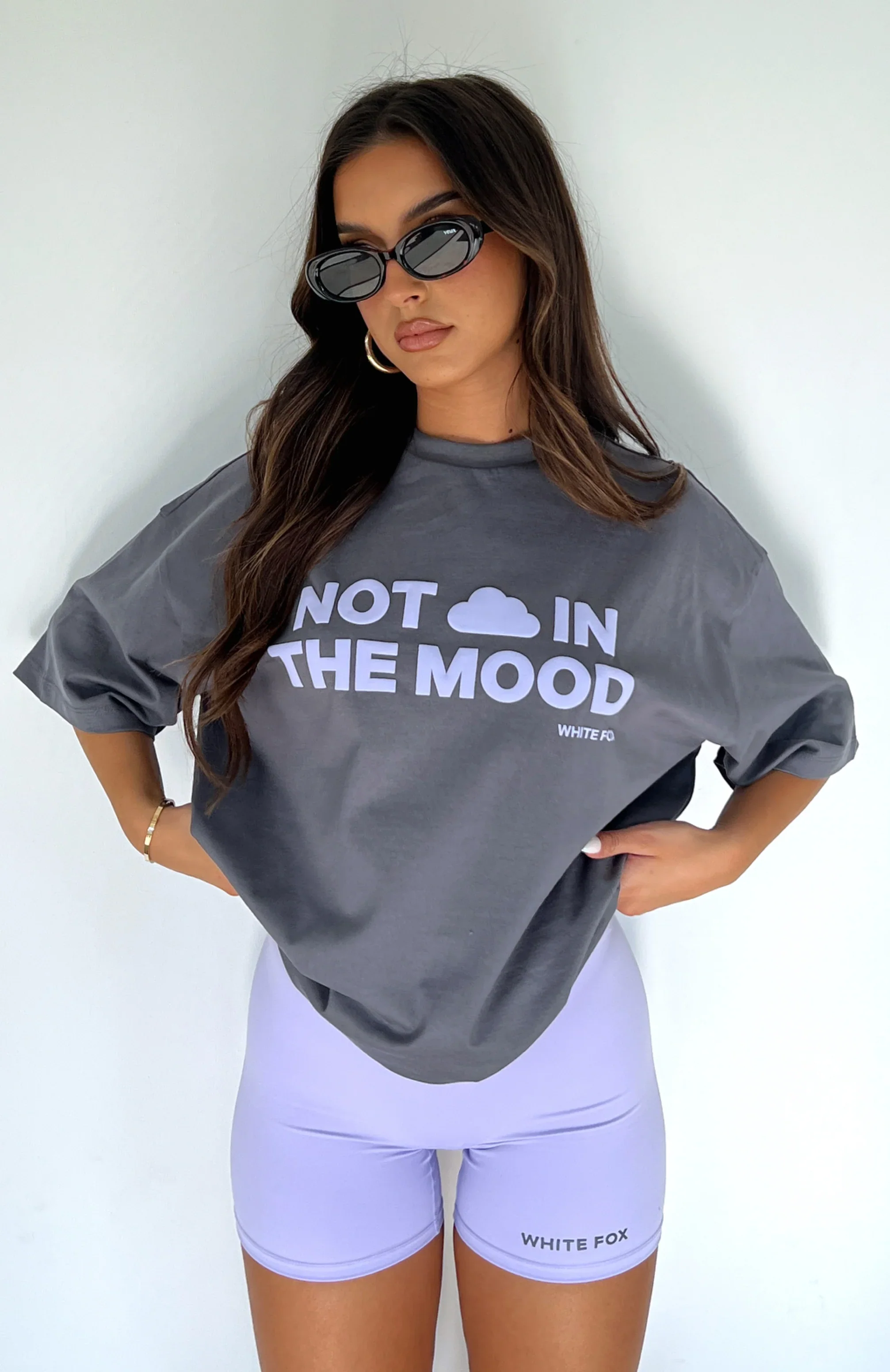 Just To Be Popular Bike Shorts Lilac - luluinthesky