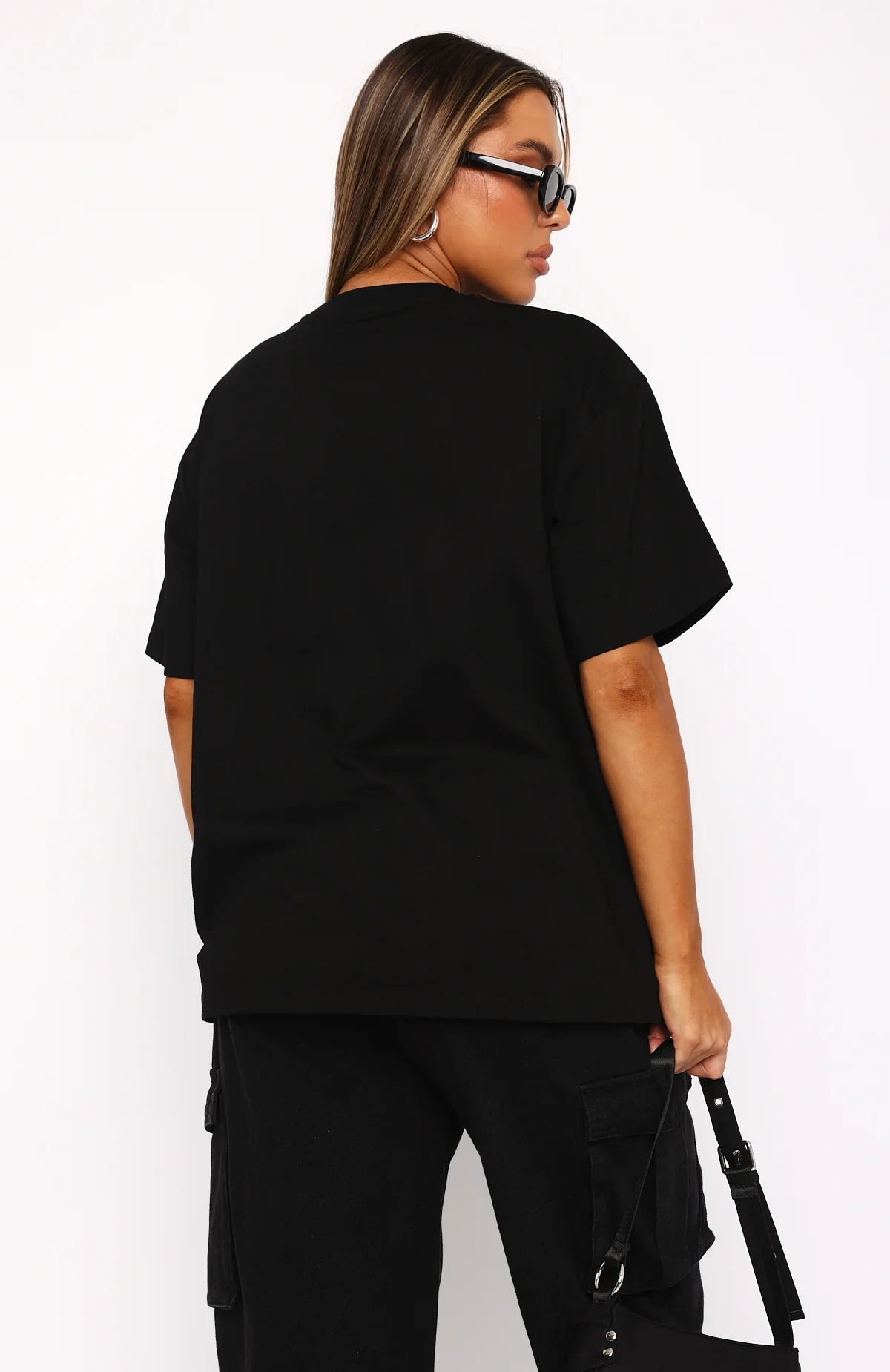 Love Burst Oversized Tee Black - luluinthesky