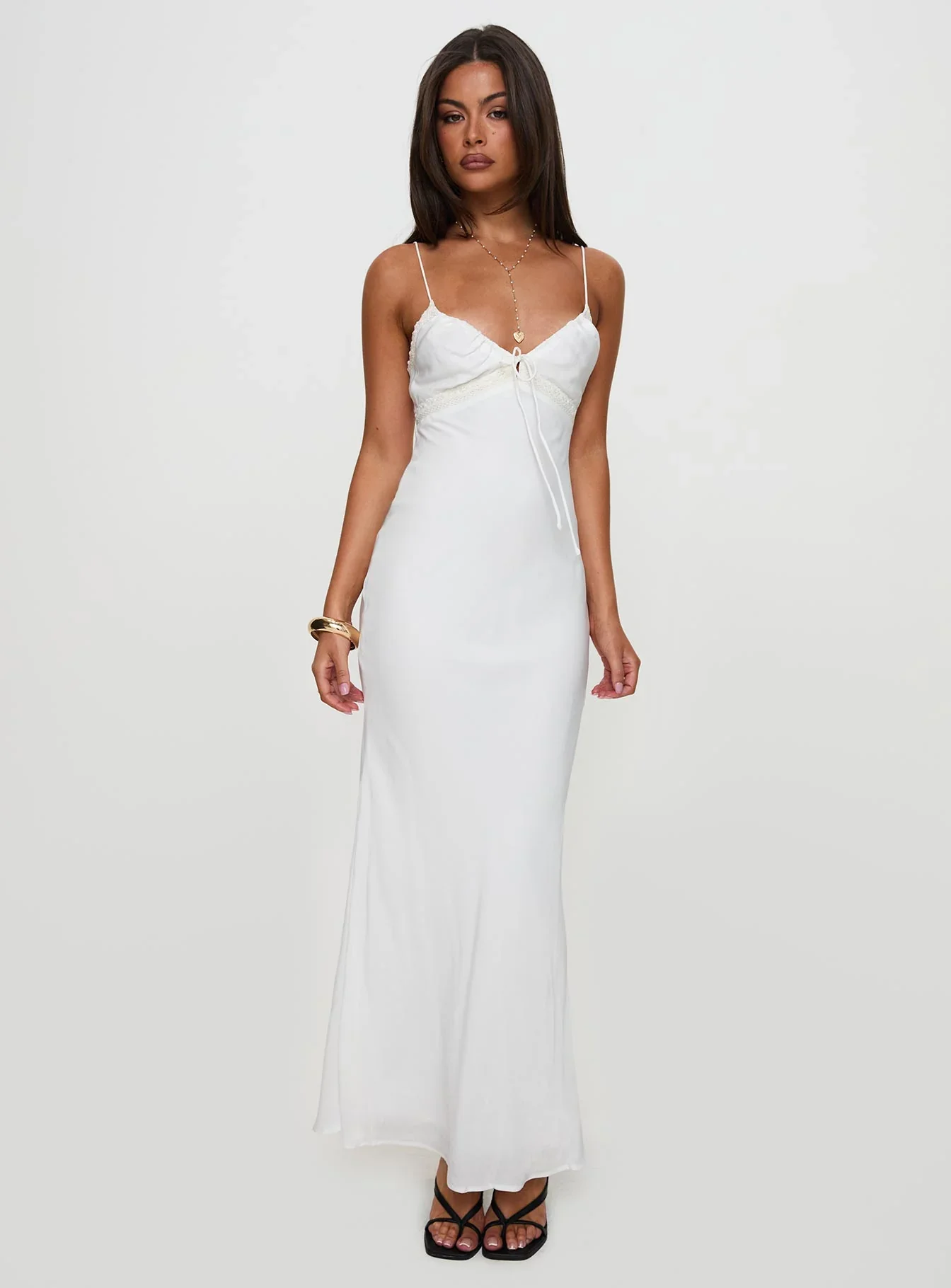 Emily Maxi Dress White - luluinthesky
