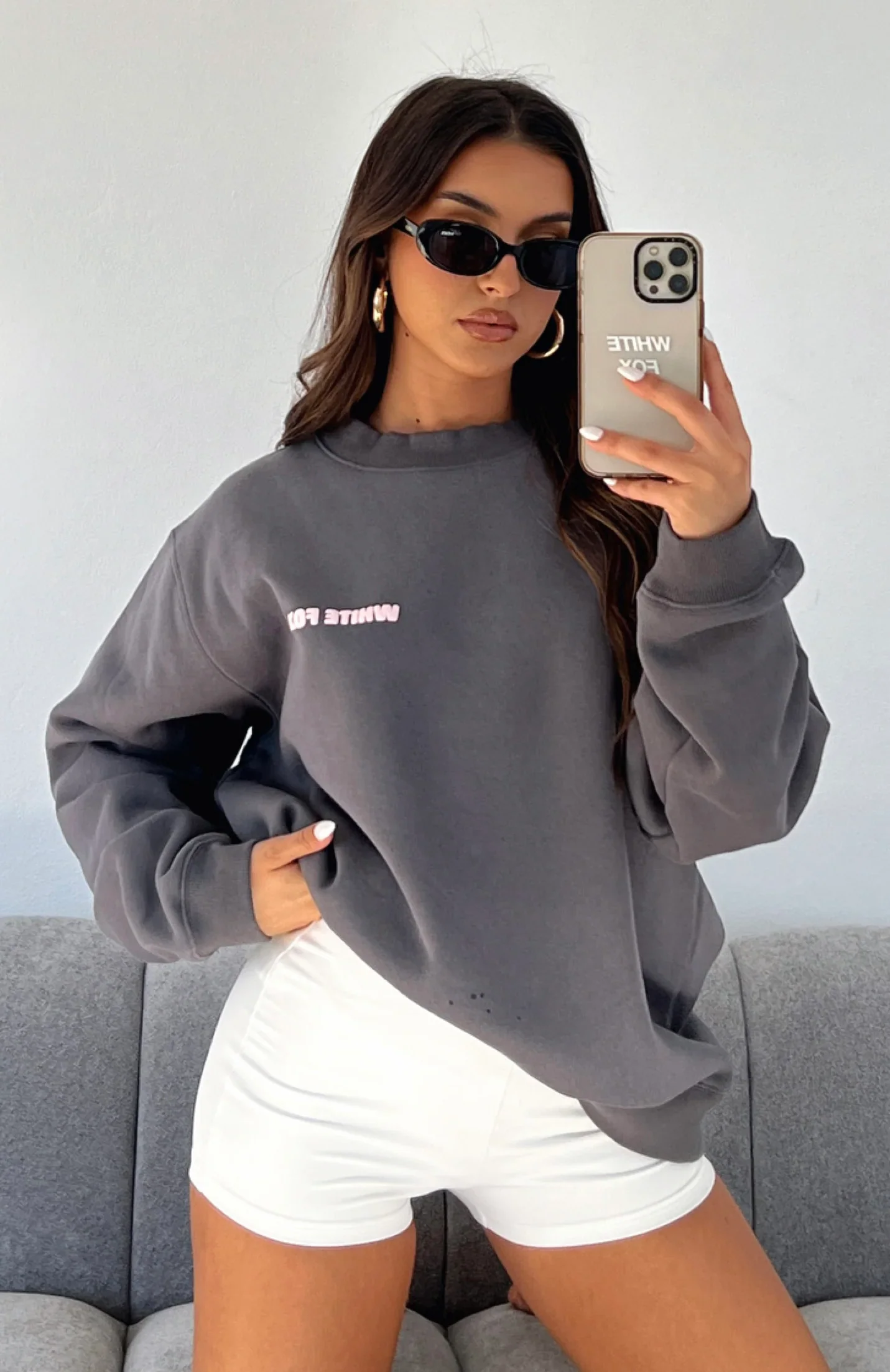 Love Burst Oversized Sweater Volcanic - luluinthesky