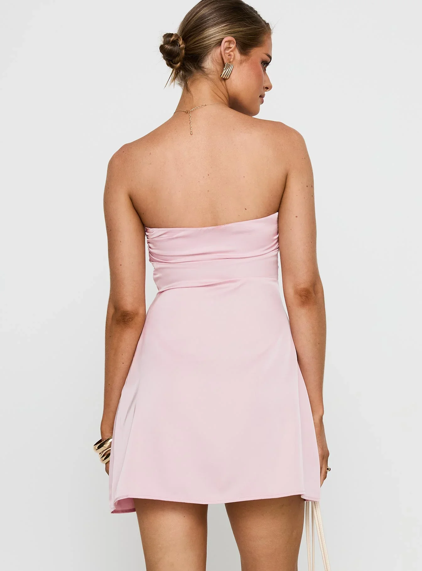 Americano Mini Dress Pink - luluinthesky