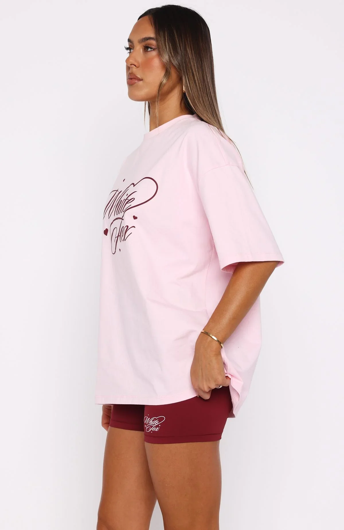 Love You Regardless Oversized Tee Pink - luluinthesky