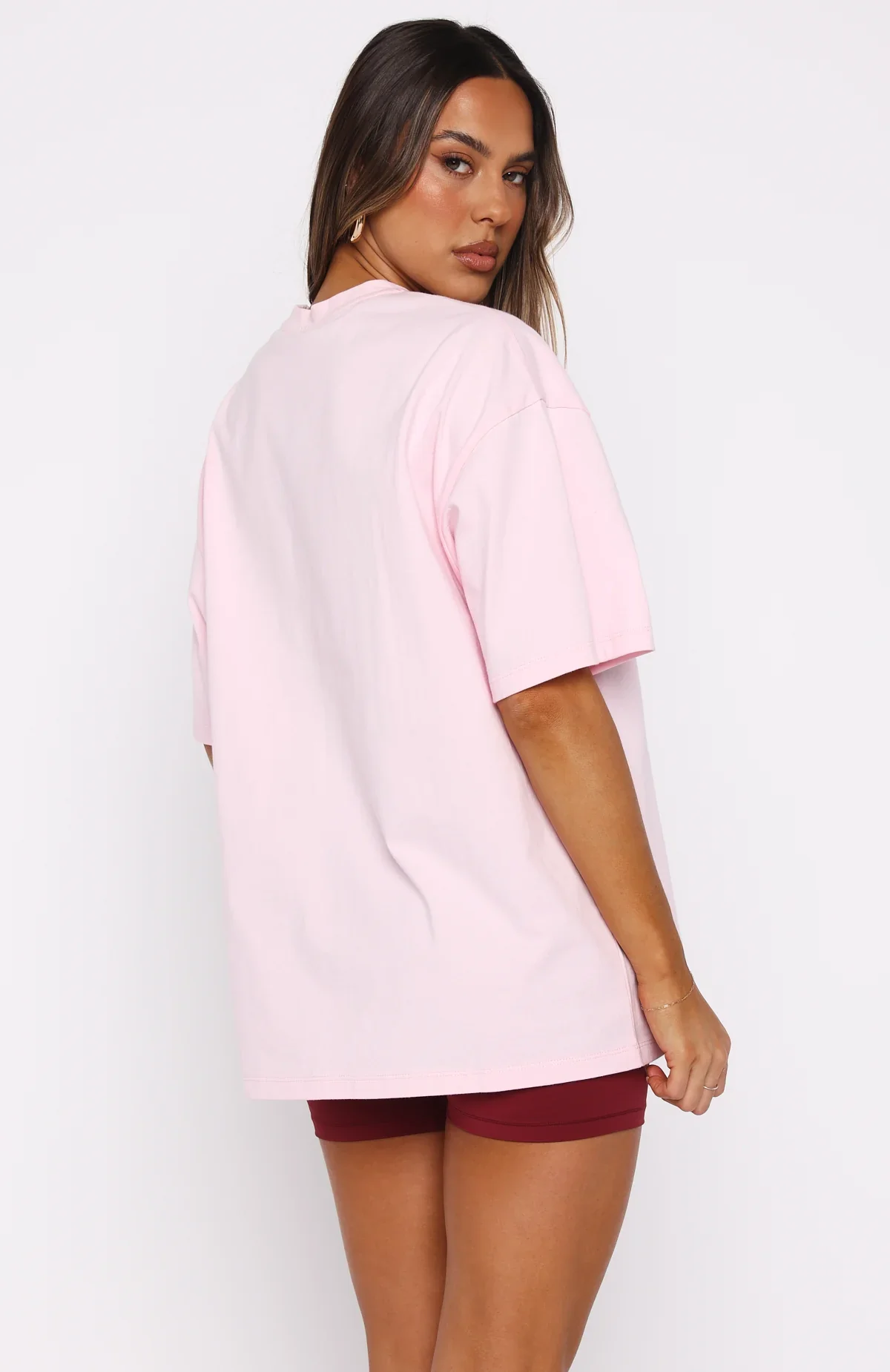Love You Regardless Oversized Tee Pink - luluinthesky
