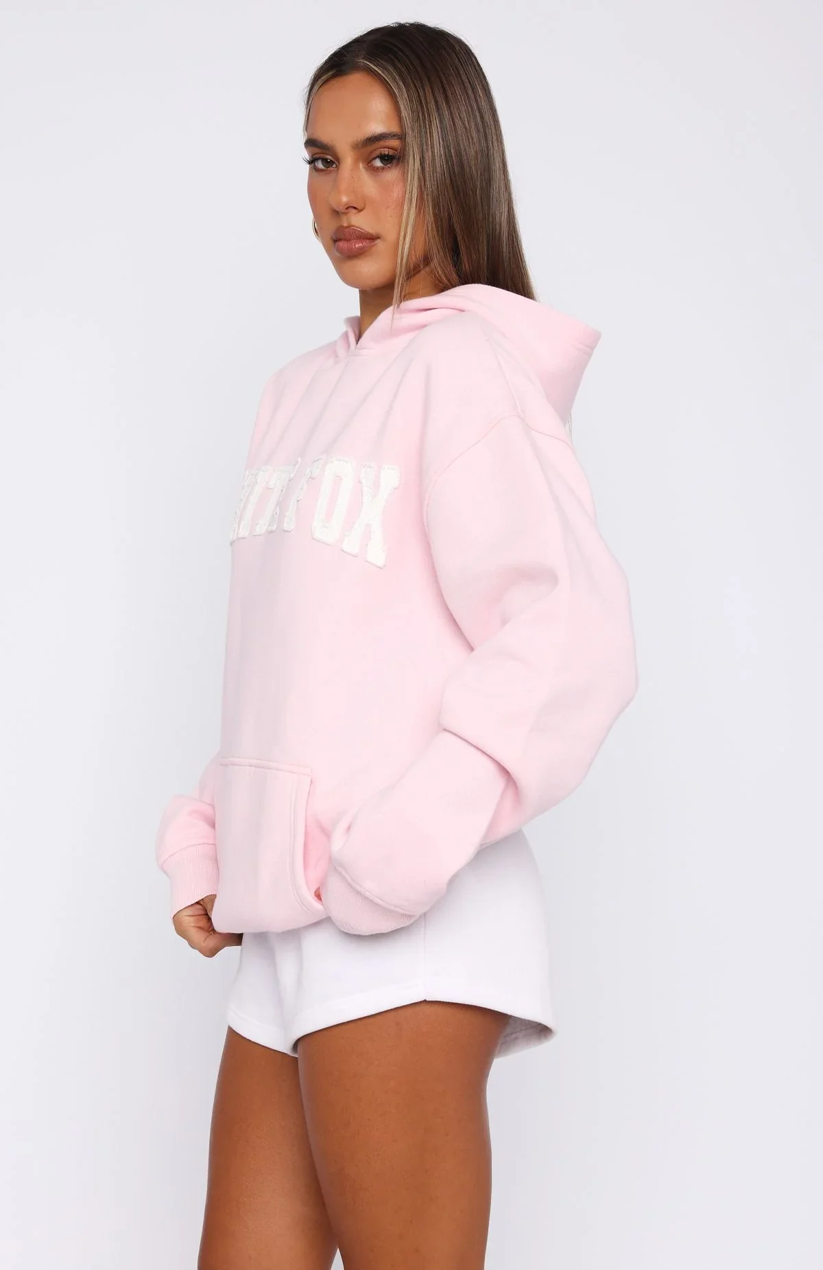 Shout It Out Oversized Hoodie Pink - luluinthesky