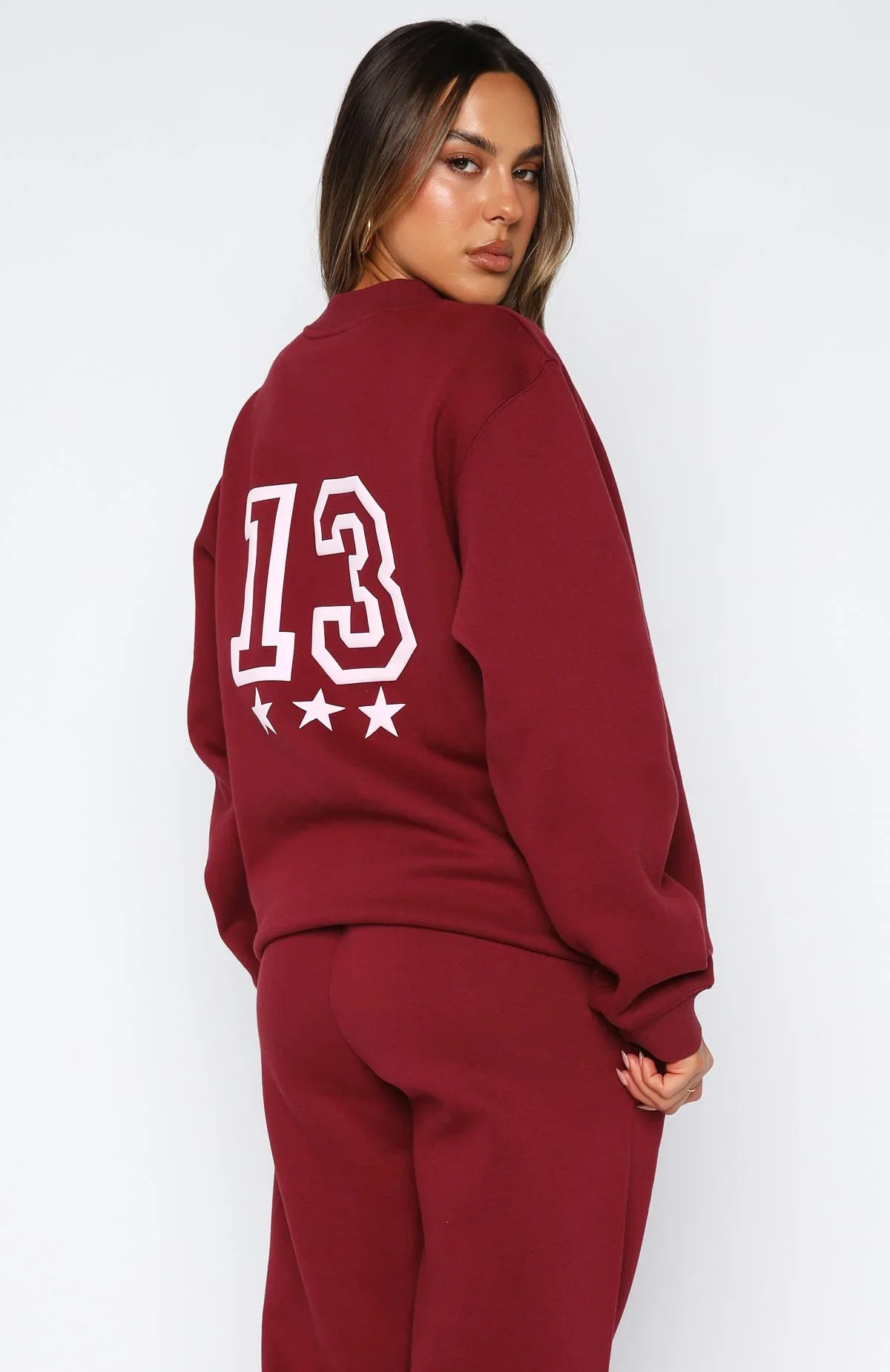 No Hesitation Oversized Sweater Burgundy - luluinthesky