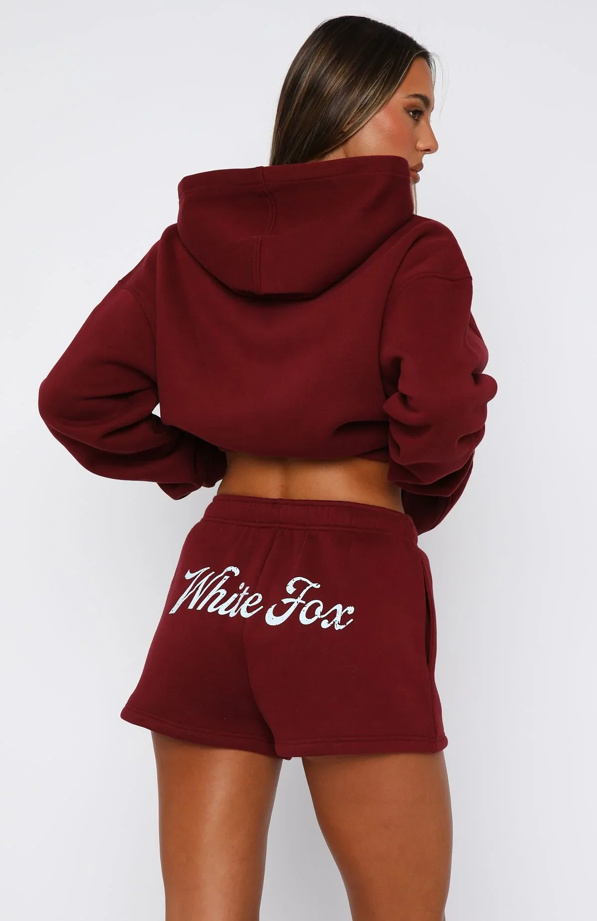 The Good Life Lounge Shorts Burgundy - luluinthesky