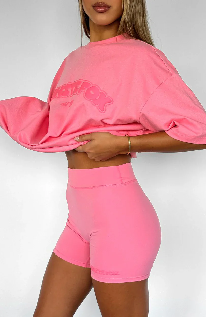 Don't Even Try Bike Shorts Melon - luluinthesky