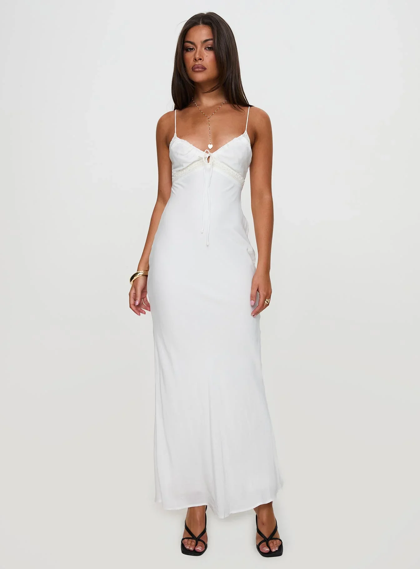 Emily Maxi Dress White - luluinthesky