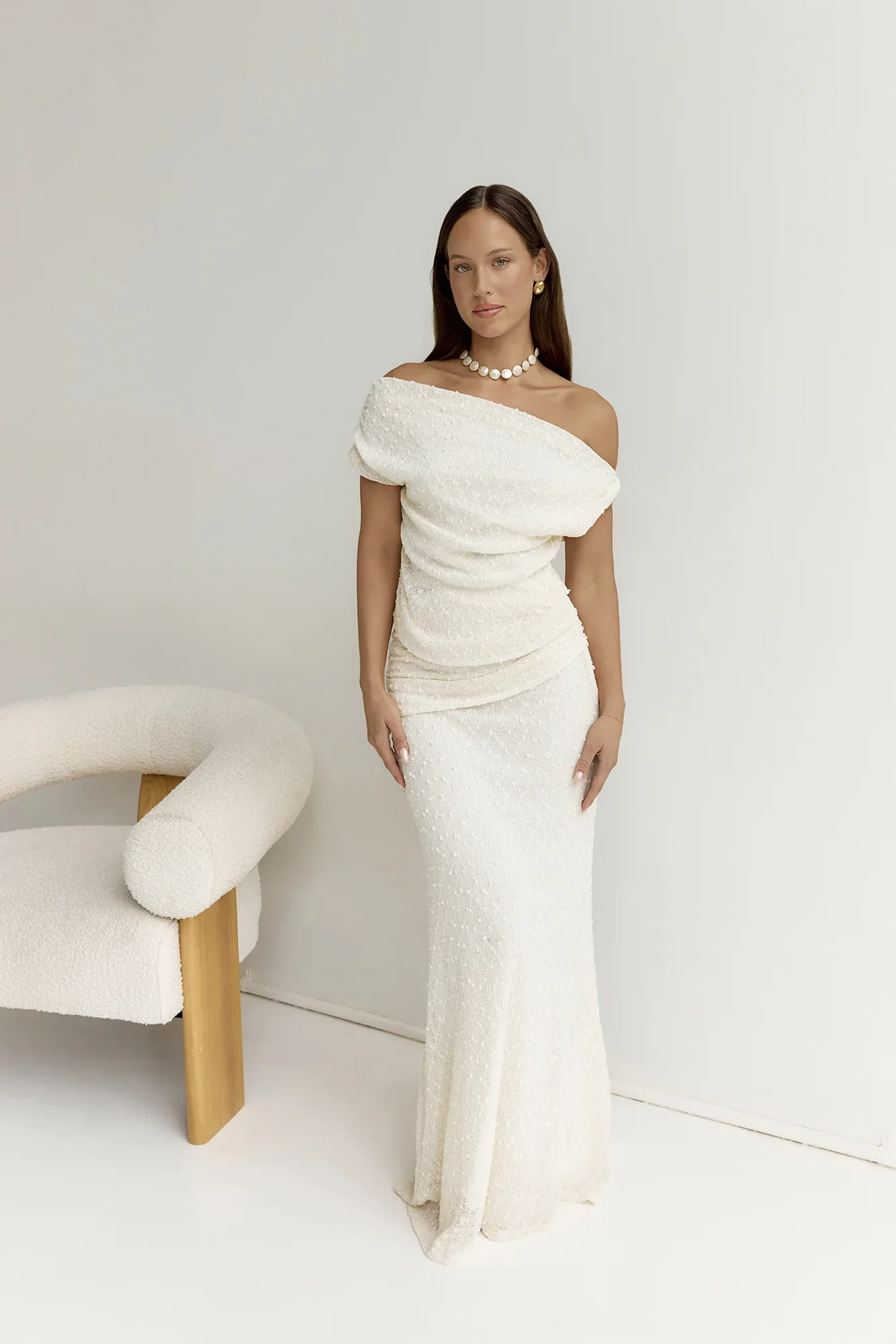 Palm Trees Set Cream - luluinthesky