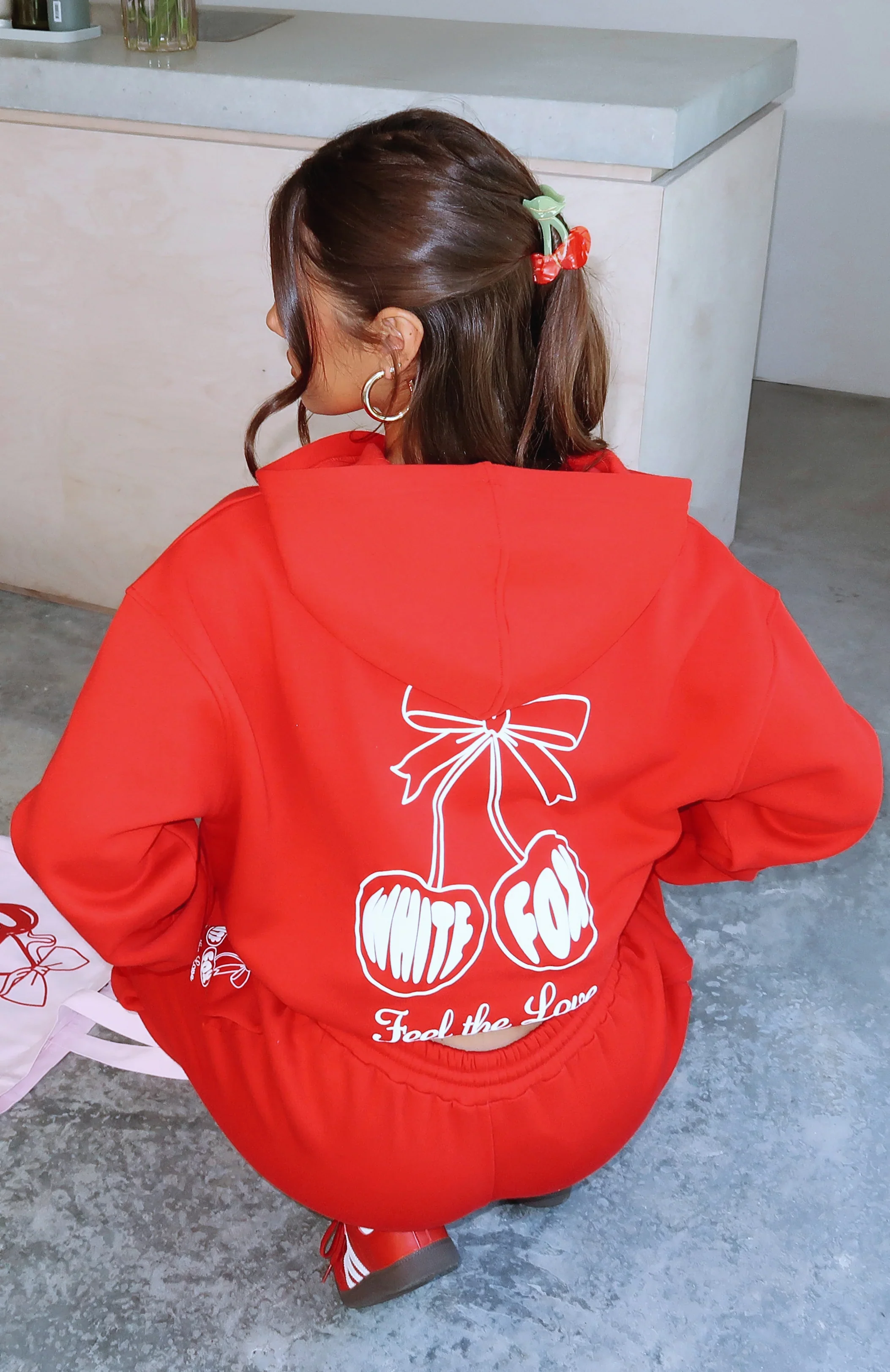 Love Of My Life Oversized Hoodie Red - luluinthesky
