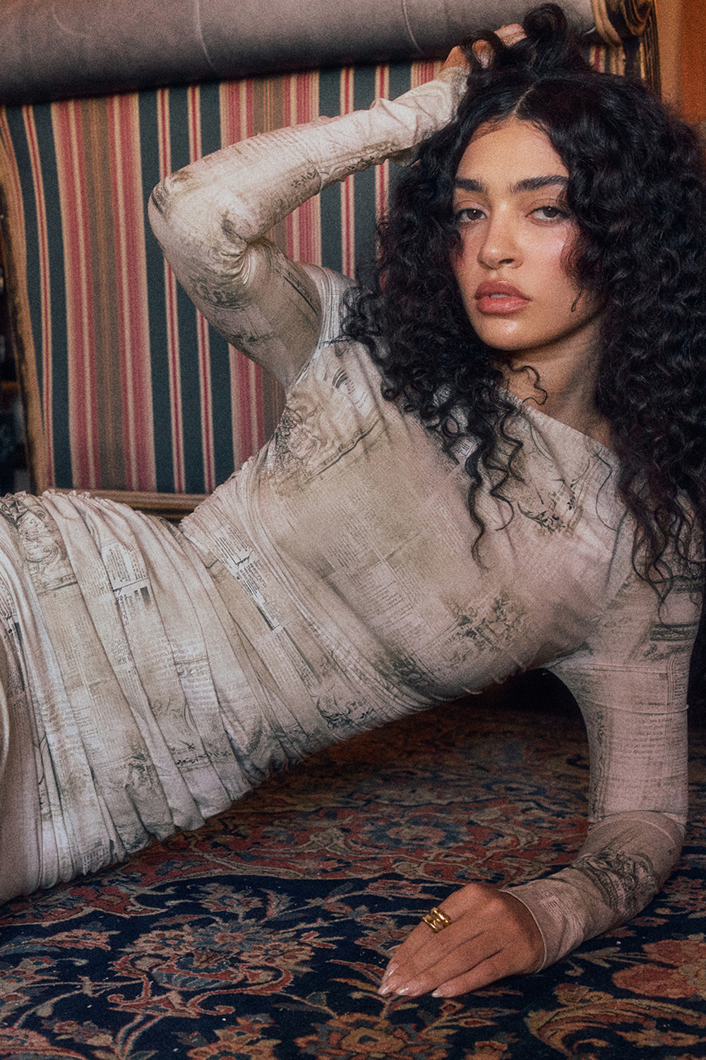 Lanetta Pale Sage Print Maxi Dress - luluinthesky