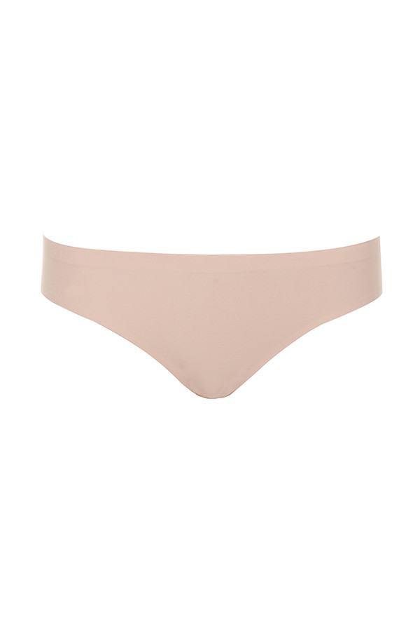 Micromodal Seamless Briefs - Beige - luluinthesky