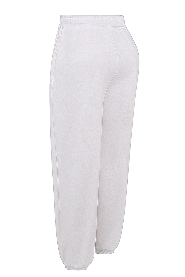 Coast White Fleece Back Jogging Trousers - luluinthesky