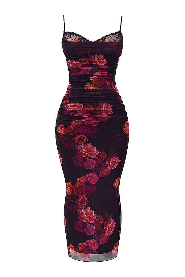 Nalini Romantic Floral Maxi Dress - luluinthesky