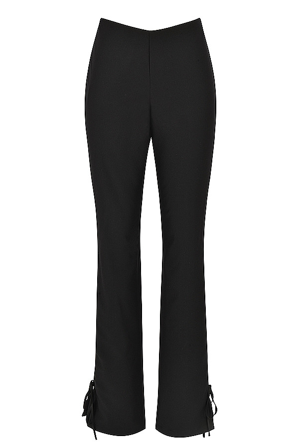 RiskyMistress Rocks  Black Cutout Trousers - SALE - luluinthesky