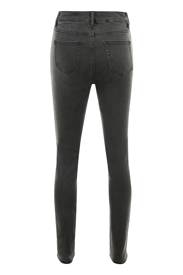 Greer Faded Wash Black Skinny Jeans - luluinthesky