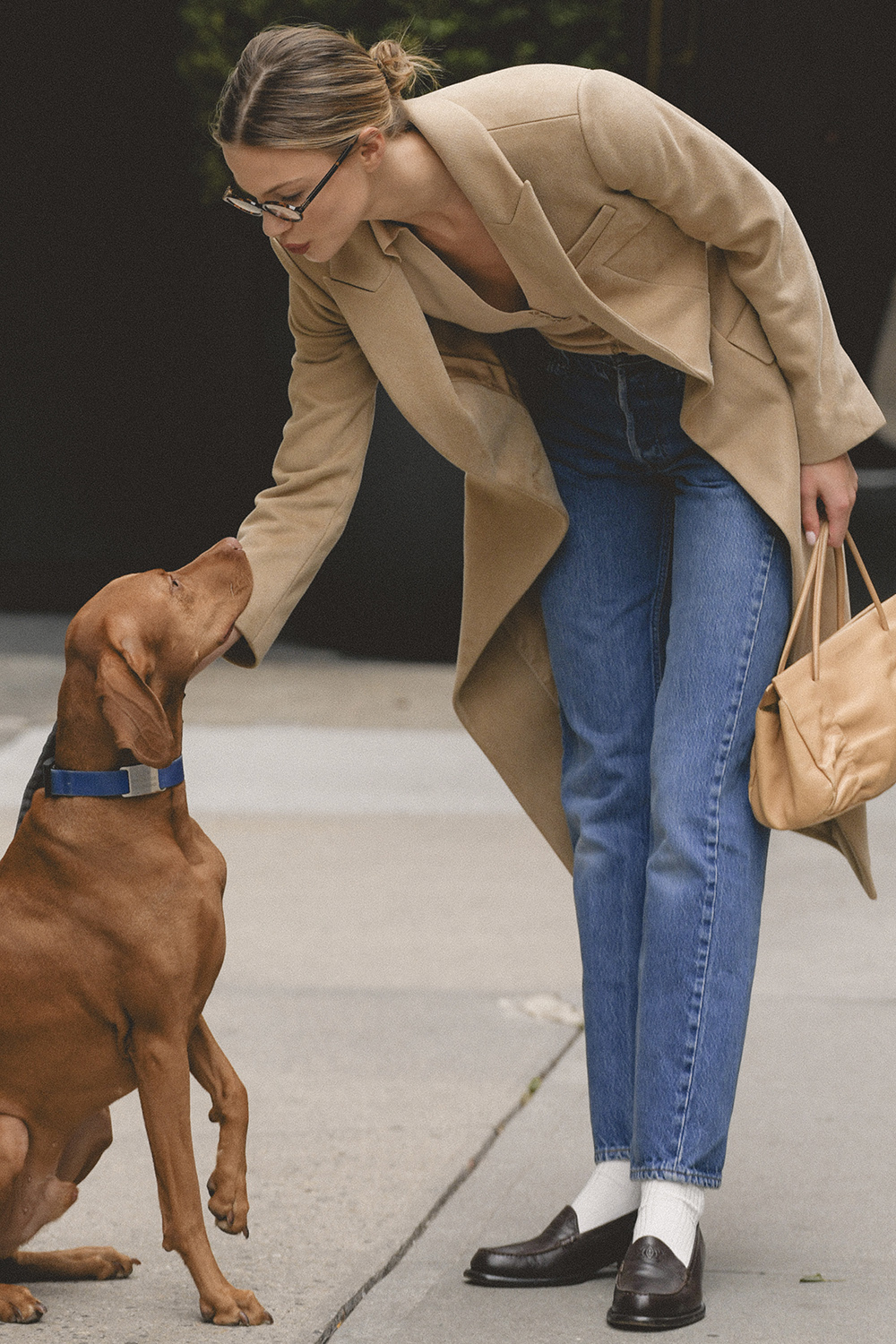 Remi Camel Single Breasted Long Coat - luluinthesky