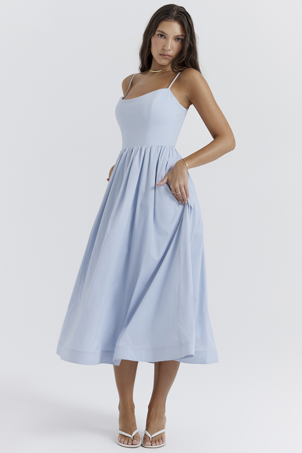 Lolita Soft Blue Corset Sundress - luluinthesky