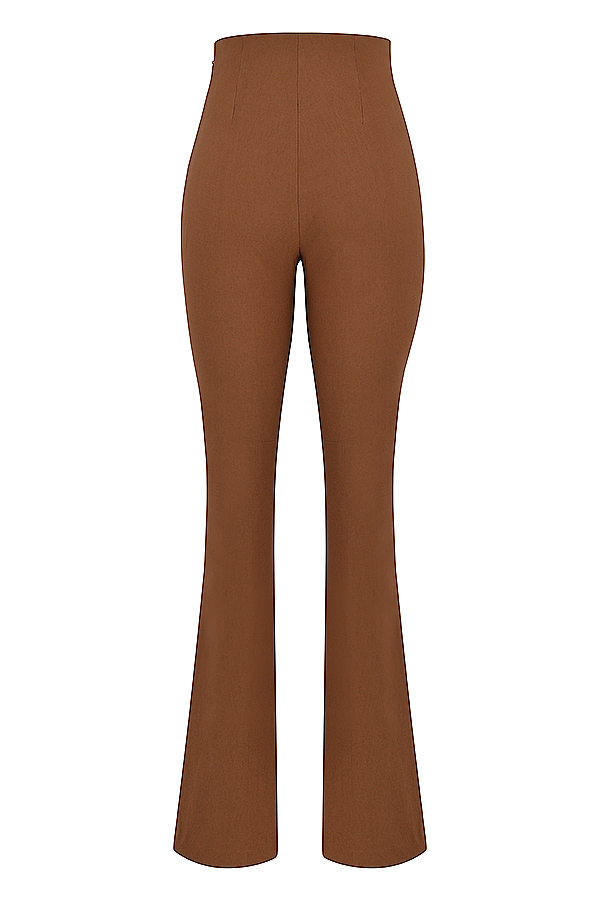 Laurel Toast High Waisted Trousers - luluinthesky