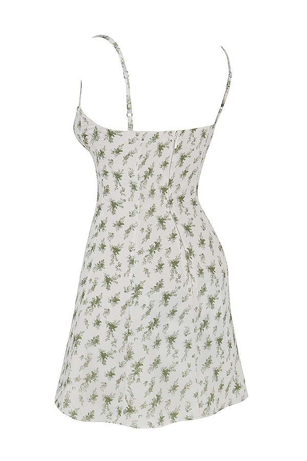 Christiana Garden Print Mini Dress - luluinthesky