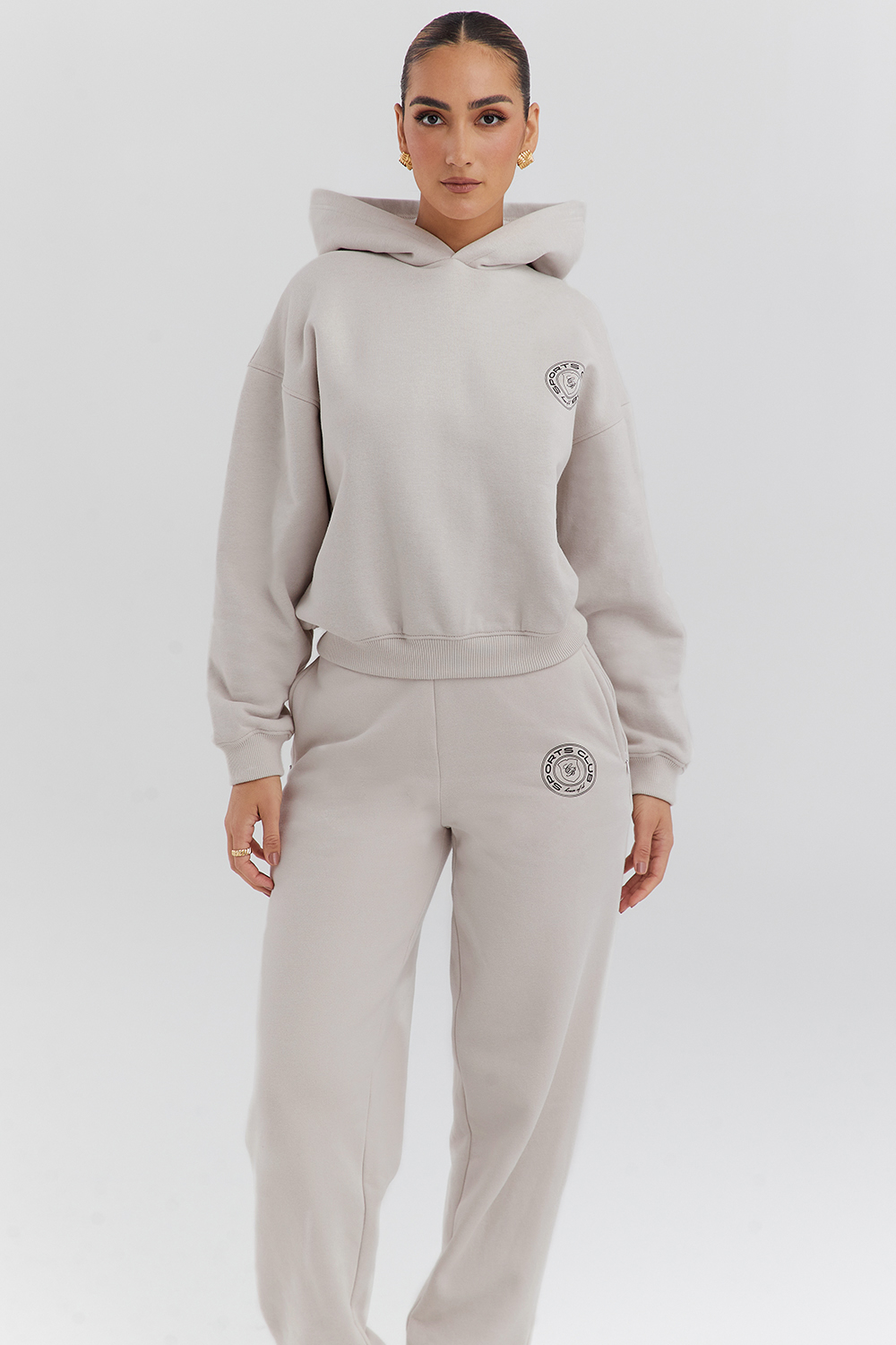 Muse Cloud Cotton Fleece-Back Hoodie - luluinthesky