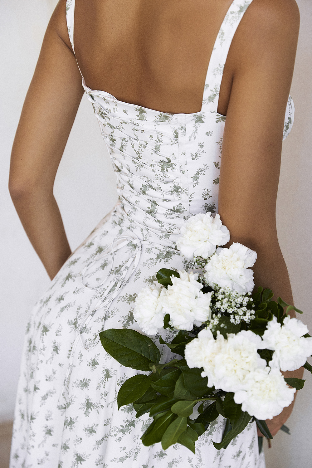 Carmen Garden Print Bustier Sundress - luluinthesky