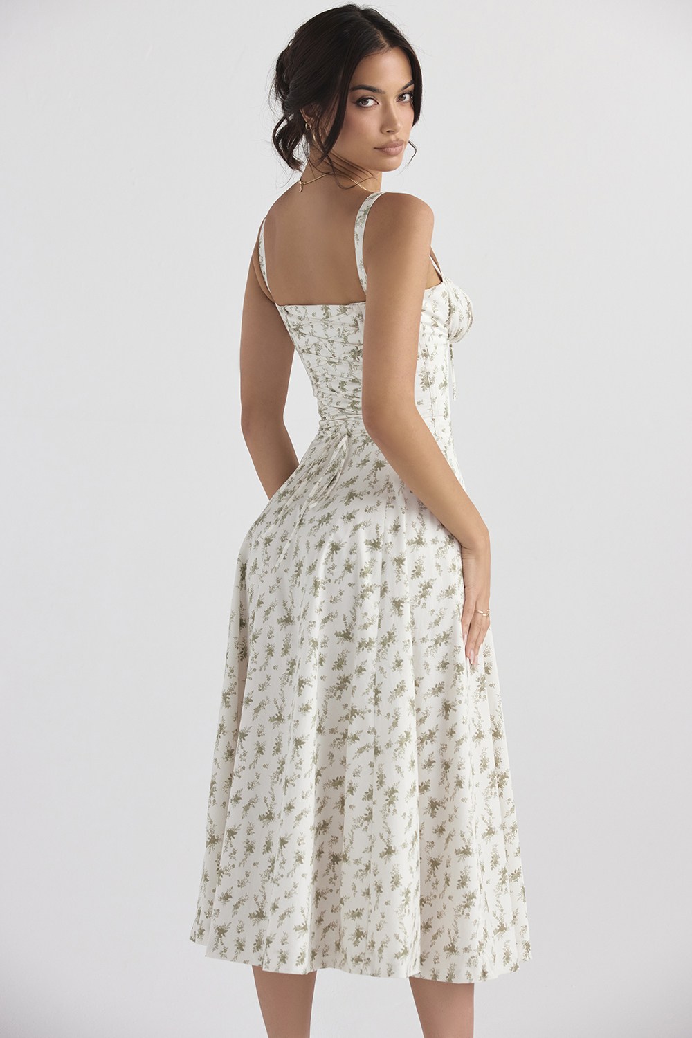 Carmen Garden Print Bustier Sundress - luluinthesky