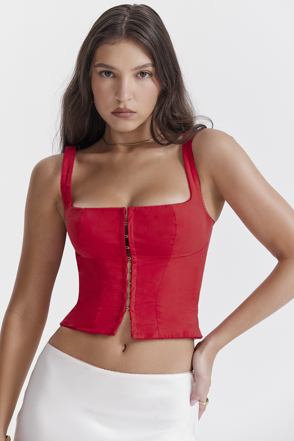Pia Cherry Corset - luluinthesky