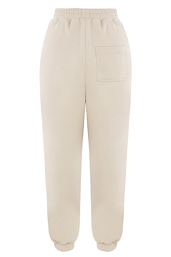 Sky Oatmeal Fleece Back Jogging Trouser - luluinthesky