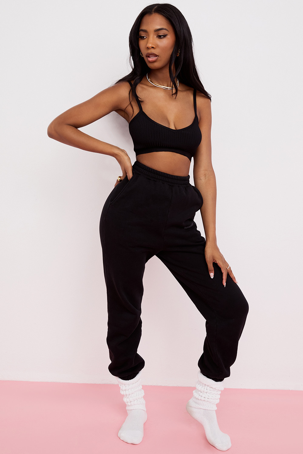 Sky Ink Fleece Back Jogging Trouser - luluinthesky