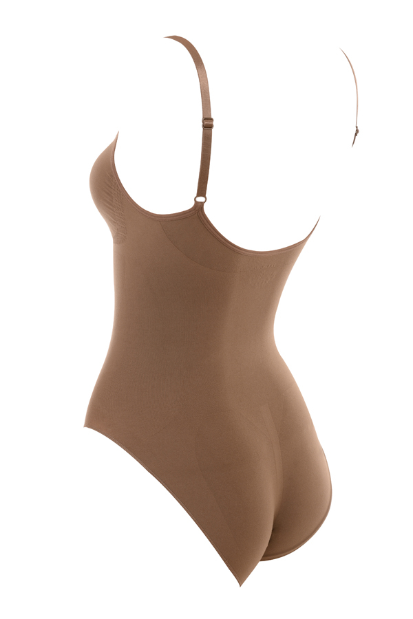 Sculpting Full Brief Bodysuit Mocha - luluinthesky