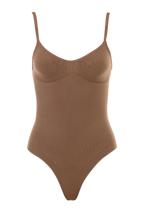 Sculpting Full Brief Bodysuit Mocha - luluinthesky