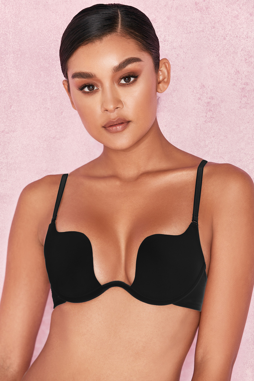 U Bra Multi Position Adjustable Bra - Black - luluinthesky