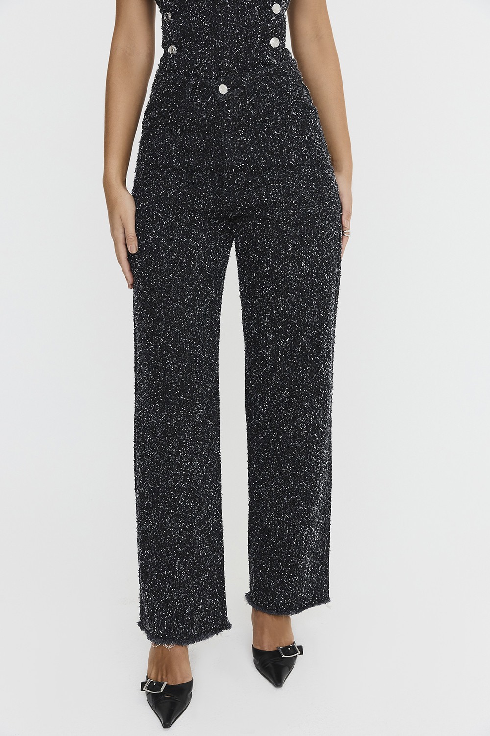 Mistress Rocks Distressed Black Denim Baggy Jeans - SALE - luluinthesky