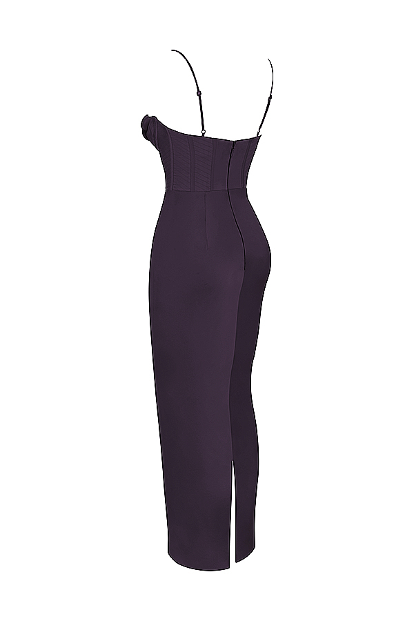 Charmaine Night Shade Corset Maxi Dress - luluinthesky